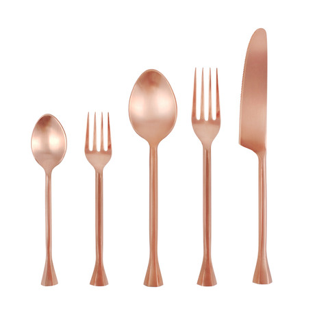 Cutlery Dining Set // Copper