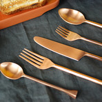 Cutlery Dining Set // Copper