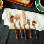 Cutlery Dining Set // Copper