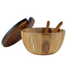 Salad Bowl Set // Acacia Wood