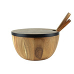 Salad Bowl Set // Acacia Wood