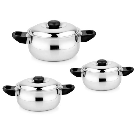 Stainless Steel Cassrole Dish // Set of 3