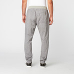 Home Washed Oxford Layover Jogger // Black Chambray (L)