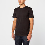 Home Washed Cotton Pocket Tee // Black (XL)