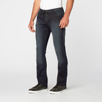 Columbus Knit Skinny Denim // Navy Wash (29WX32L)