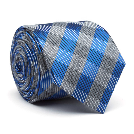 Modern Skinny Tie // Blue Plaid