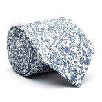 Field Skinny Tie // Grey Flower