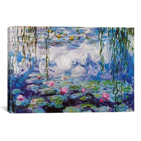 Claude Monet // Nympheas (26"W x 18"H x 0.75"D)