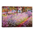 Jardin De Giverny // Claude Monet // 1900 (26"W x 18"H x 0.75"D)