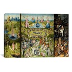 The Garden of Earthly Delights 1504 // Hieronymus Bosch (26"W x 18"H x 0.75"D)