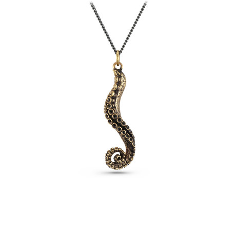 Tentacle Necklace // Bronze (20")