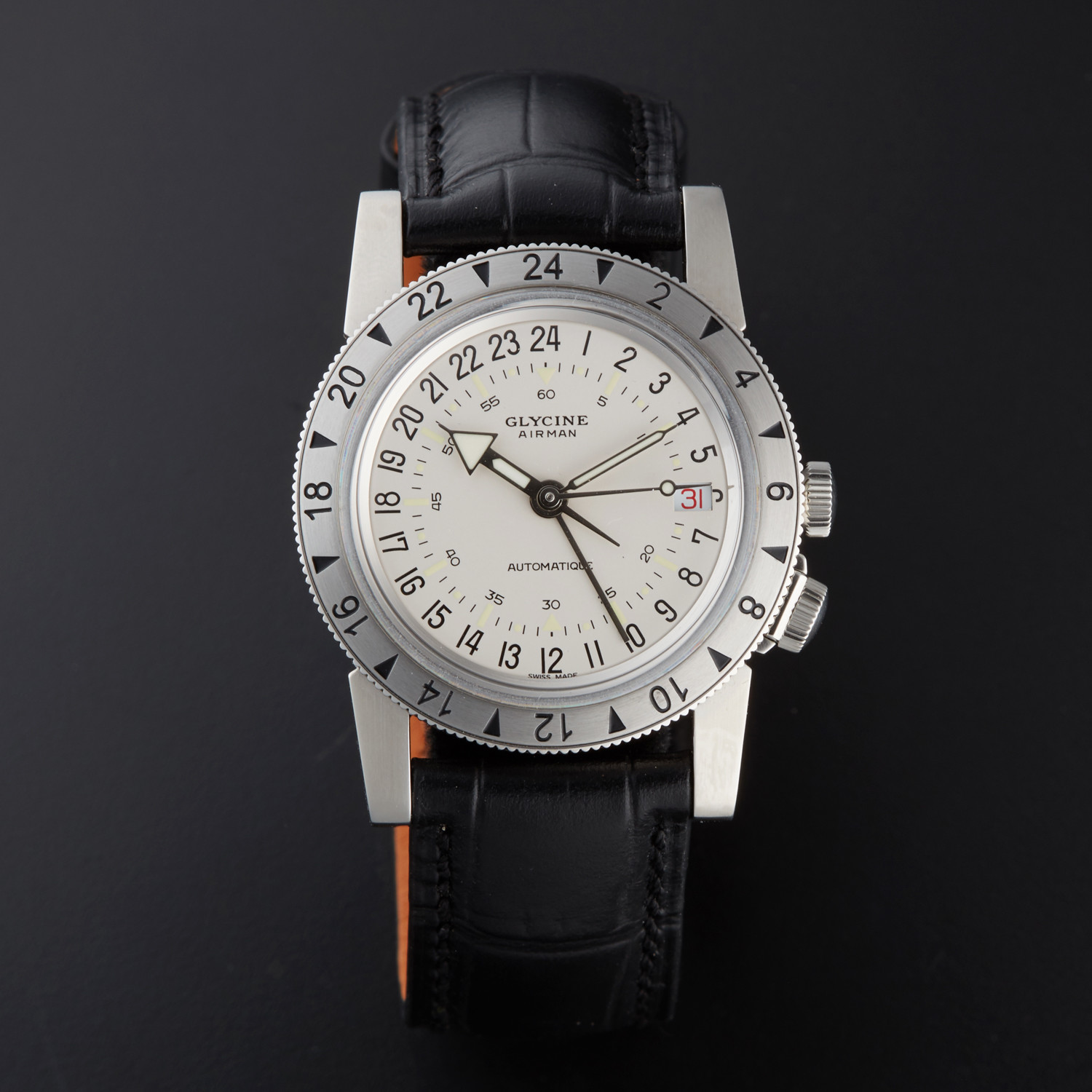 Glycine Airman No. 1 Automatic // 3944-11-LBK9 - Glycine - Touch 