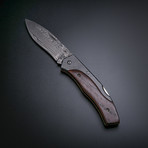 Folding Knife // Carbon Fiber + Wood