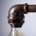 Industrial Pipe Lamp // Double Bulb (2 Bulbs: LR2011)