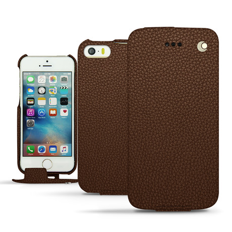 Noreve // Ambition Case A // Brown (iPhone SE)