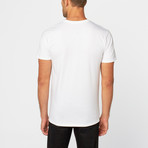 Brandon Graphic Knit Short Sleeve // White (XL)