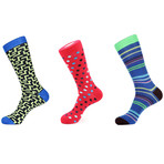 Maze Mid-Calf Sock // Pack of 3