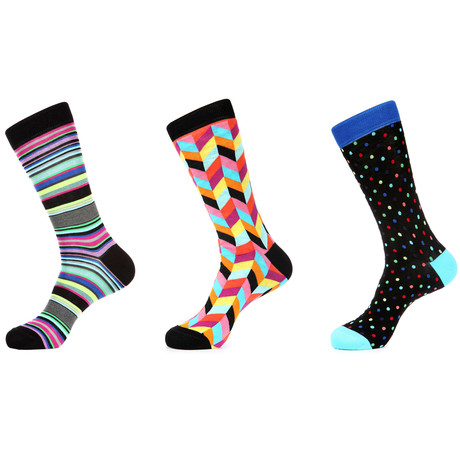 Party Mid-Calf Sock // Pack of 3