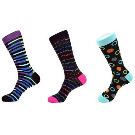Disillusioned Mid-Calf Sock // Pack of 3