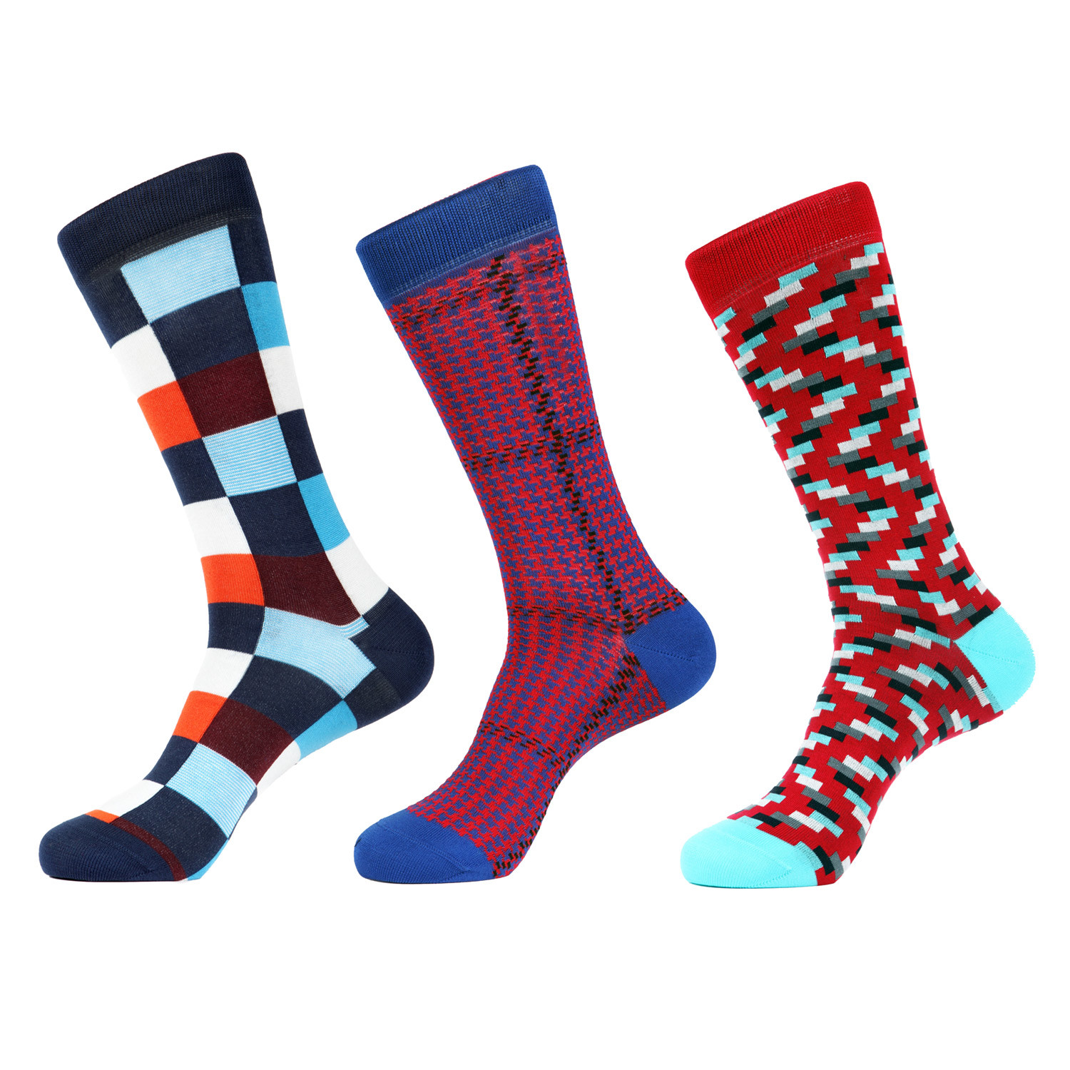 Knight Mid-Calf Sock // Pack of 3 - Jared Lang Socks - Touch of Modern