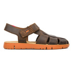 Oruga Sandal // Dark Brown (Euro: 44)