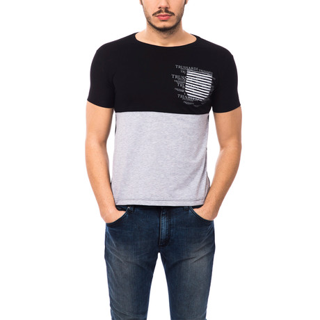 Carpino T-Shirt // Black + Grey (S)