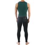 Leon Men's Wetsuit // Green + Black (X-Large)