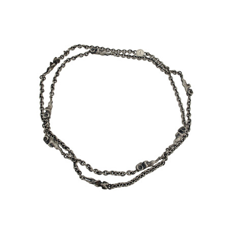 Theo Fennell Alias Ram 44 Oxidized Beastie Necklace