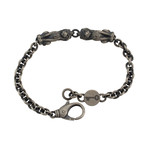 Theo Fennell Alias Lion 9 Oxidized Beastie Bracelet