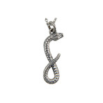 Theo Fennell Alias "F" Mamba Pendant & Chain