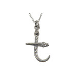 Alias "T" Mamba Pendant + Chain