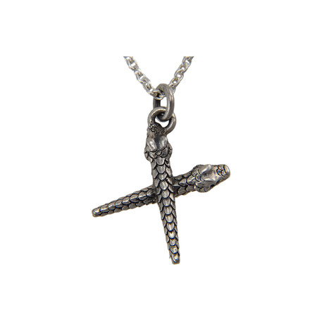 Theo Fennell Alias "X" Mamba Pendant & Chain