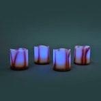 Color-Changing Flameless Candles // Round // Set Of 4