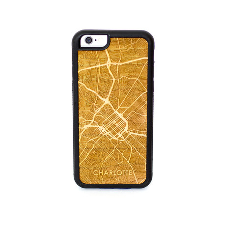 Engraved Wooden Case // Charlotte (iPhone 5/SE)