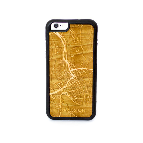 Engraved Wooden Case // Charleston (iPhone 5/SE)