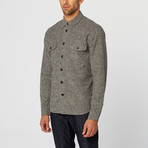 Speckled Smoke Shirt Jacket // Grey (XL)