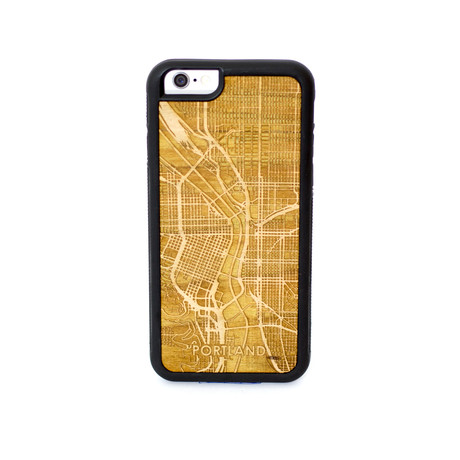 Engraved Wooden Case // Portland (iPhone 5/SE)