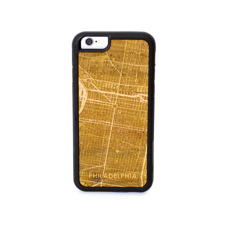 Engraved Wooden Case // Philadelphia (iPhone 6/6s)
