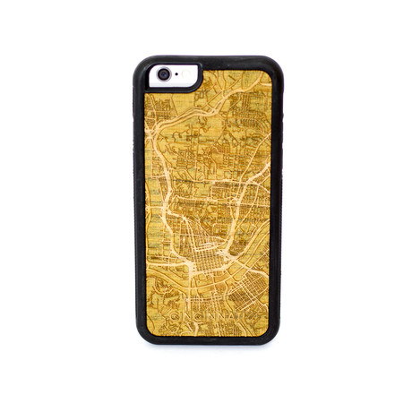 Engraved Wooden Case // Cincinnati (iPhone 6/6s)
