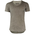 Short-Sleeve Crewneck Tee // Light Grey (S)