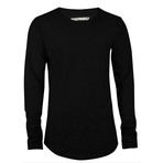 Long-Sleeve Crewneck Tee // Black (L)