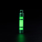 Glow Fob // Aluminum Embrite // Green Anodize // Green Glow