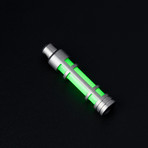 Glow Fob // Stainless Steel Embrite // Green Glow