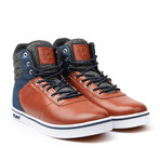 Milo 2 High-Top Sneaker //  Brown + Navy (US: 7.5)