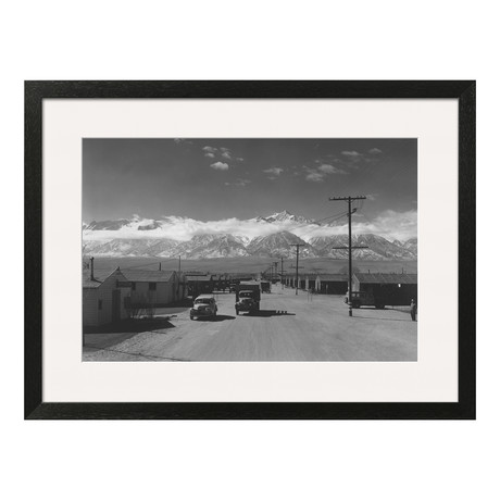 Ansel Adams // Manzanar Street Scene, Spring