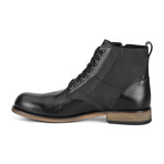 Forest Side Zip Lace Up Boot // Black + Deep Natural (US: 8)