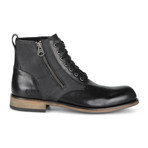 Forest Side Zip Lace Up Boot // Black + Deep Natural (US: 7)