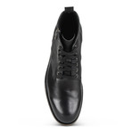 Forest Side Zip Lace Up Boot // Black + Deep Natural (US: 7.5)