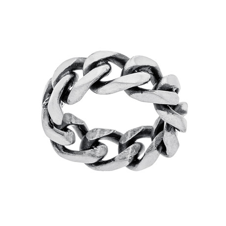Curb Chain Eternity Ring (Size 9)