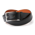 Genuine Smooth Portofino Lamb Leather Belt // Black (36" Waist)